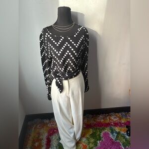 *Vintage* Chicos Geometric Blouse